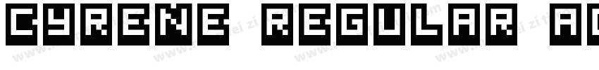 Cyrene Regular Advanced字体转换